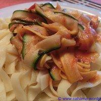 Zucchini-Tagliatelle