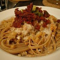 Linguine mit Chili und Linsen