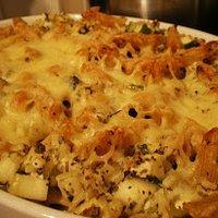 Nudelauflauf mit Hüttenkäse