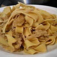 Bandnudeln mit Fenchel-Feta-Sauce