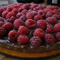 Himbeer-Kuchen mit Schokocreme