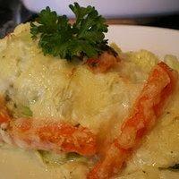 Spitzkohl-Möhren-Gratin