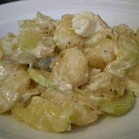 Gnocchi-Zucchini-Pfanne mit Feta