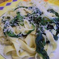 Tagliatelle mit Spinatcreme