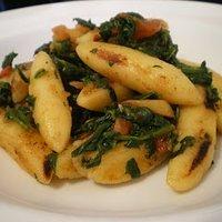 Schupfnudel-Spinat-Pfanne