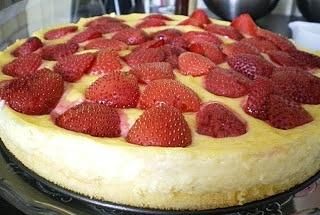 Vanille Erdbeer Kuchen