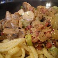 Spätzle mit Pilzen