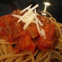 Spaghetti mit Tomaten-Balsamico-Sauce