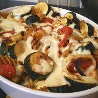 Pasta-Gemüse-Gratin