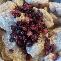 Oma´s Semmel ~ Nockerln mit Speck