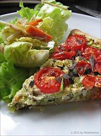 Zucchini-Quiche zum VeggieDay