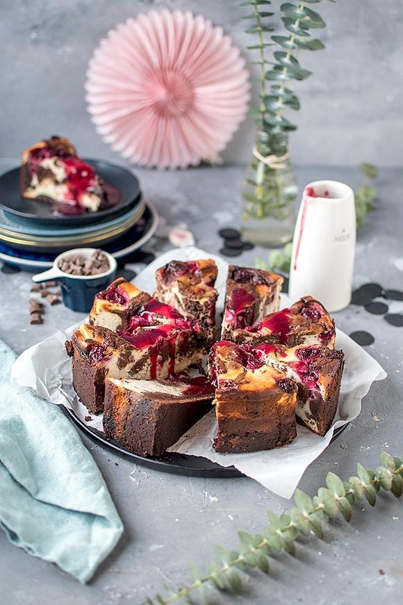 Brownie quark kirschkuchen – ein upgrade für die donauwelle