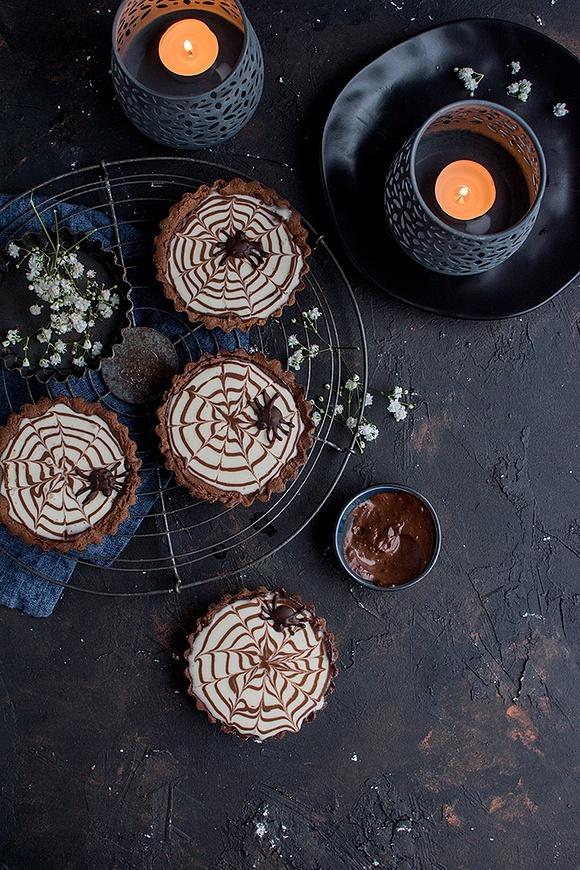 Schoko-creme tartelettes halloween samhain