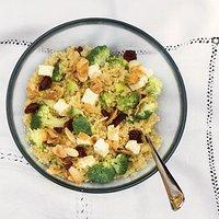 Rezept von luisa zeltner: zitronen-quinoa mit brokkoli und cranberrys
