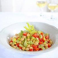 Rezept von claudio del principe: kichererbsensalat / insalata di ceci