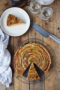 Gemüse spiral tarte & fazit der wasserwoche (werbung)