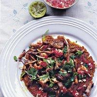 Rezept von david frenkiel & luise vindahl: broccoli salad with pomegranate & raisins