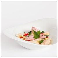 Rezept aus sous vide: lammschulter mit geschmorter paprika, zucchini und strozzapreti