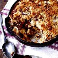 Rezept von henrietta green: apfel-brot-kuchen mit getrockneten cranberries