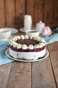 Oreo vanille kuchen mit kirschen – familienliebling