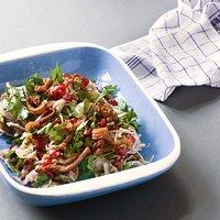 Rezept von claus meyer: dezembersalat mit knuspriger ente