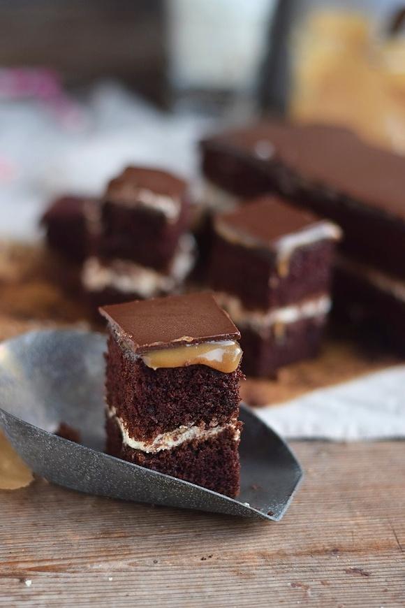 Schoko creme karamell kuchen