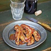 Rezept von sabine hueck: garnelen-buletten mit mango-chili-sauce