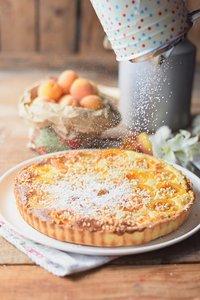 Aprikosen joghurt tarte: sommerurlaub