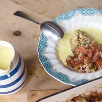 Rezept von valentine warner: quitten-pflaumen-crumble
