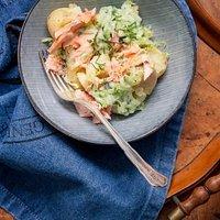 Rezept von karen schulz: tomaten-birnen-suppe mit parmesantalern