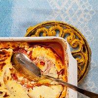 Rezept von silvena rowe: moldauisches auberginen-moussaka