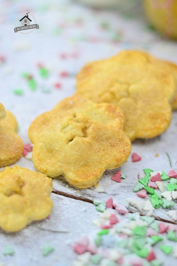 Vanille kipferl mit apfel und zimt