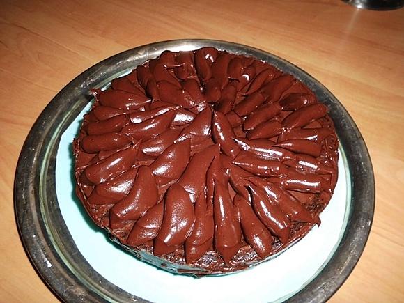 Kladdkaka backen für den Cafébetrieb