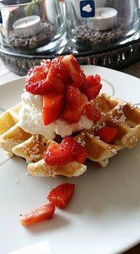 Dinkelwaffeln...gesund und lecker.