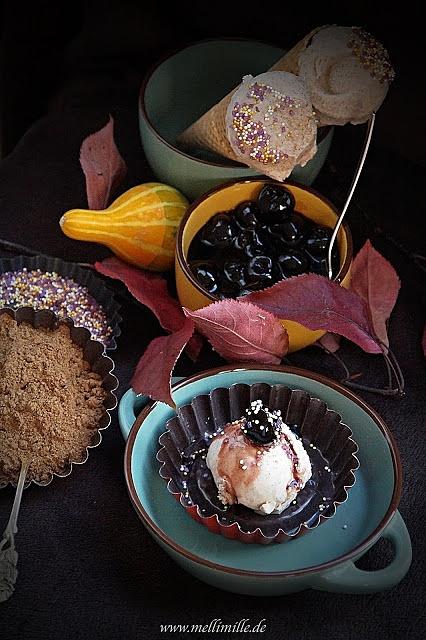 Pumpkin spice ice cream
