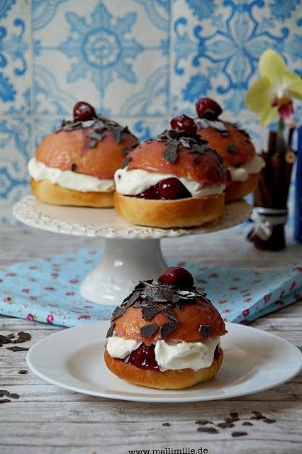 Schwarzwälder Kirsch-Krapfen