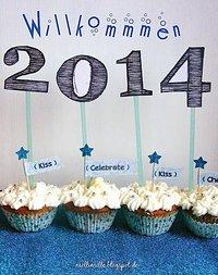 Mit luxus ins neue jahr starten: champagner-cupcakes