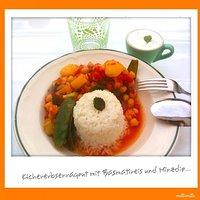 Hihihi.... Kichererbsenragout mit Minzdip!