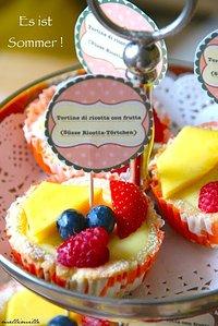So schmeckt der sommer ...... süsse ricotta-törtchen.