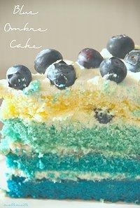 Wenn die kleinen groß werden : blue ombre cake und ein sweet table für shopping queens