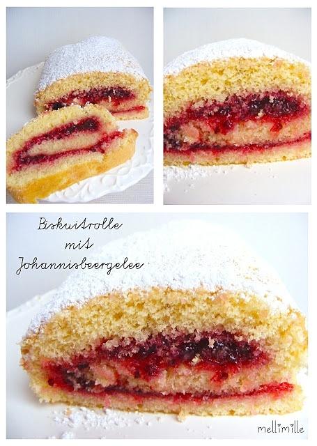 Mamas geburtstagskuchen biskuitrolle mit johannisbeergelee