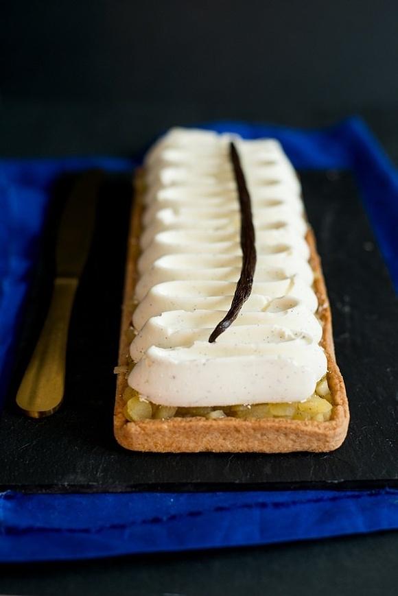 Apfel-Tarte mit Vanille