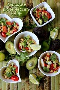 Perfekt bei steigenden Temperaturen: Avocado-Kichererbsen-Salat