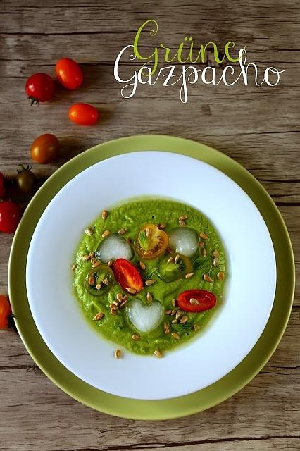 Grünes Gazpacho mit Detox-Charakter