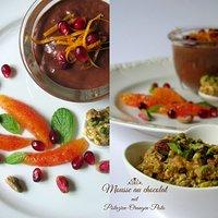 Die süßen seiten eines "dishstorms": mousse au chocolat mit pistazien-orangen-pesto