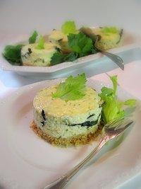 Backen mit einer "Unbekannten" - Mini-Cheesecakes con cicoria