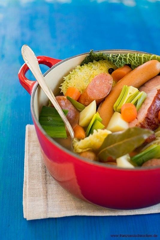 Pot-au-feu maison winterlicher Gemüseeintopf