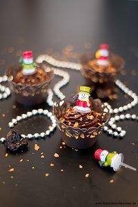 Pain d’épices façon cupcake ( lebkuchen cupcake mit knuspriger ganache)