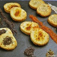 Sablés salés pour l’apéritif (salzige Plätzchen für den Apéritif)