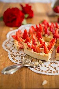 Französische Erdbeertarte (Tarte aux fraises)